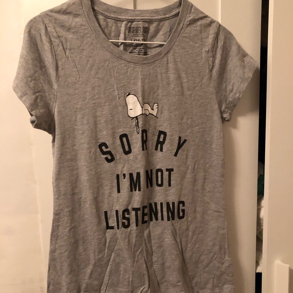 “Sorry I’m Not Listening” Peanuts T shirt